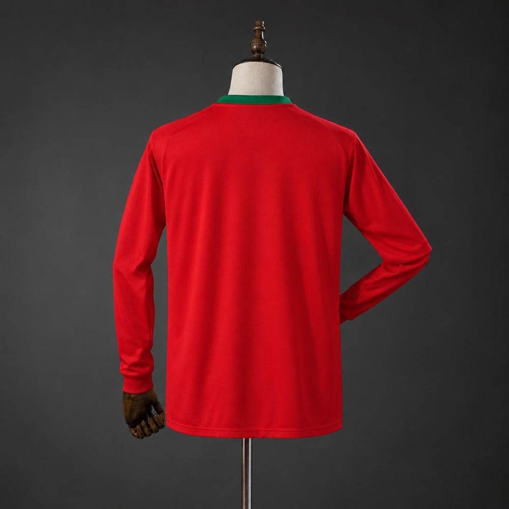 Camiseta Retro Portugal 2012 Manga Larga