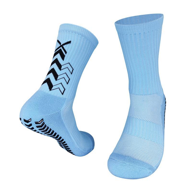 Calcetines antideslizantes azul cielo · Talla única
