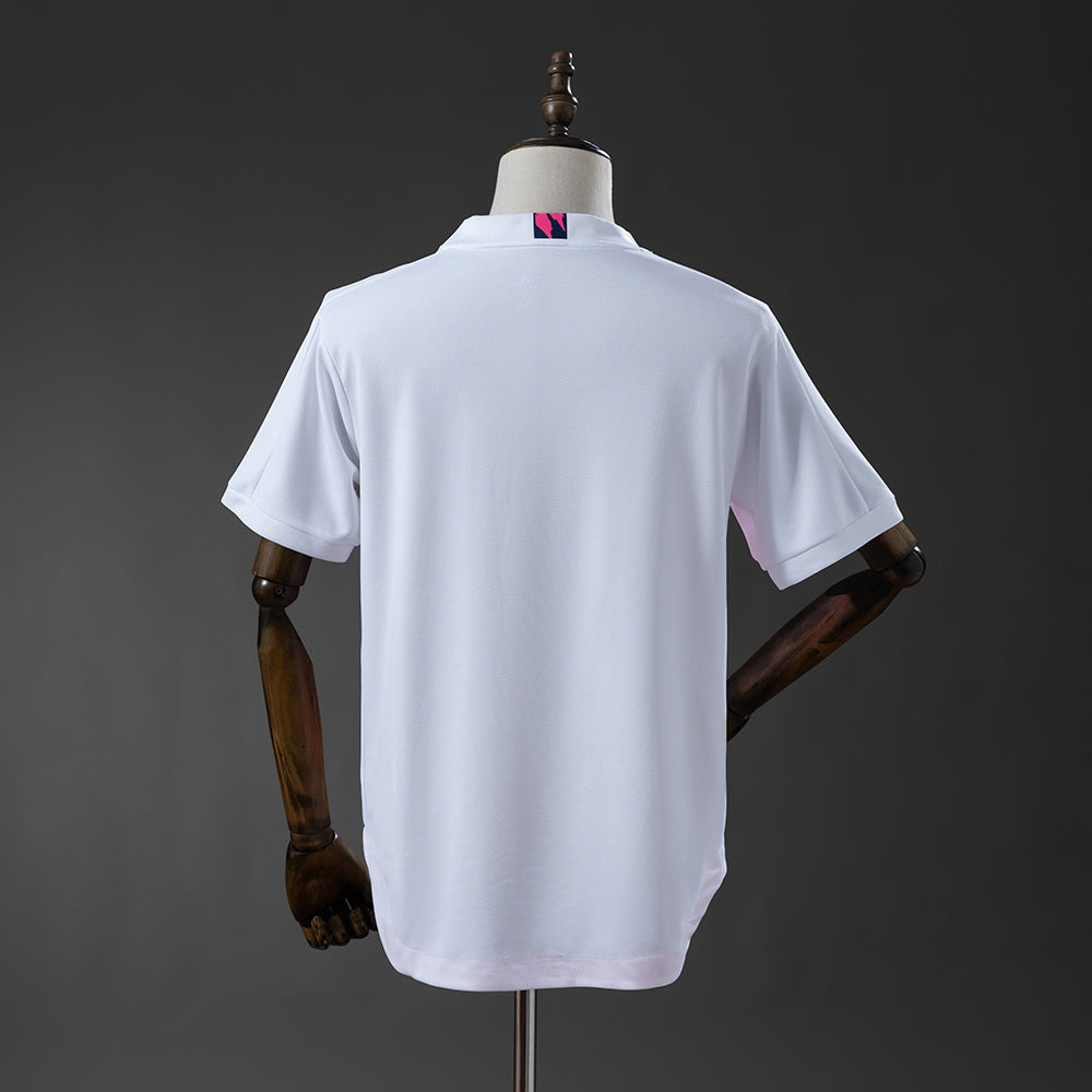 Camiseta retro Real Madrid blanca 2020/21