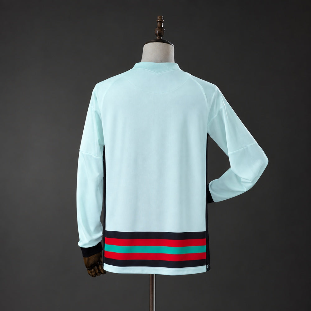 Camiseta Retro Portugal 2020 Manga Larga