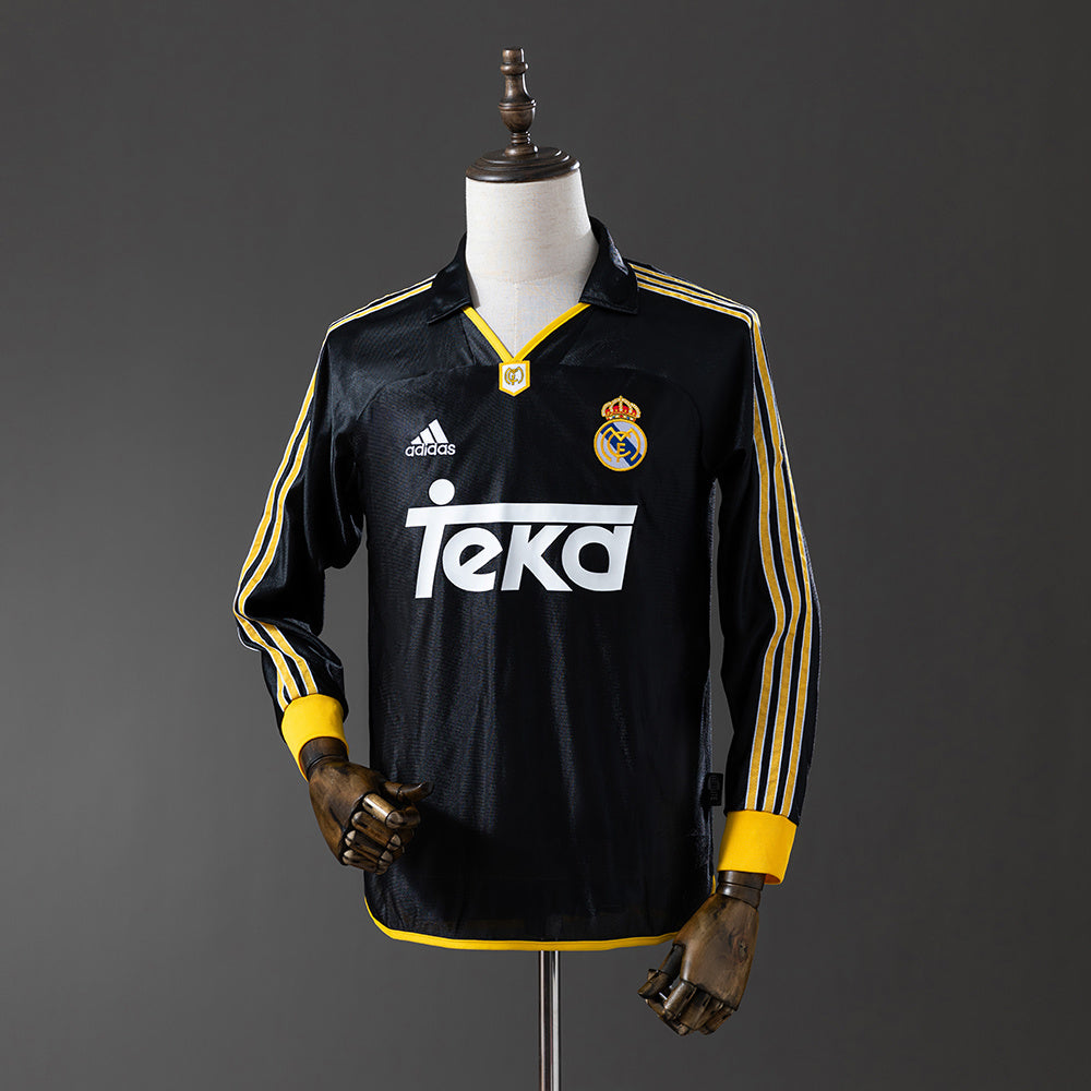 Camiseta Retro Real Madrid Negra 1998/00