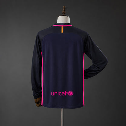 Camiseta Retro FC Barcelona 16/17 Manga Larga