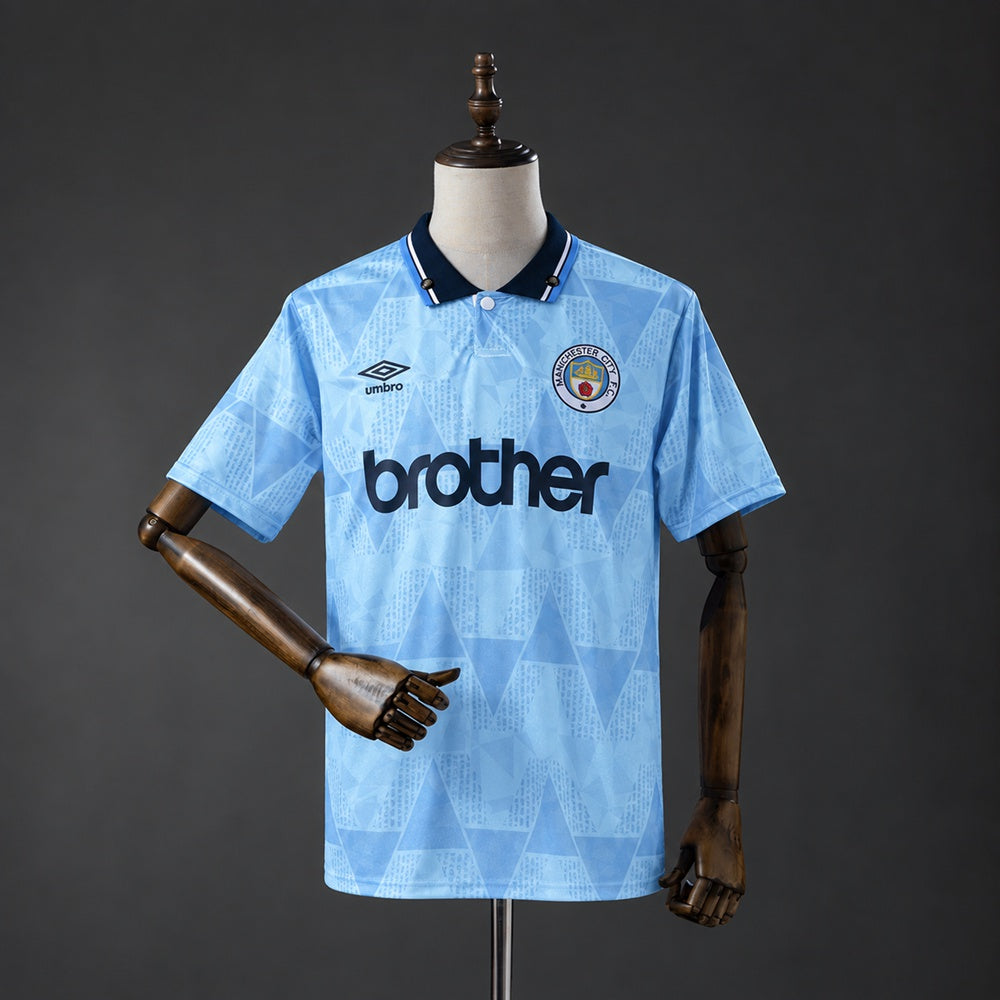 Camiseta Retro Manchester City 89/91