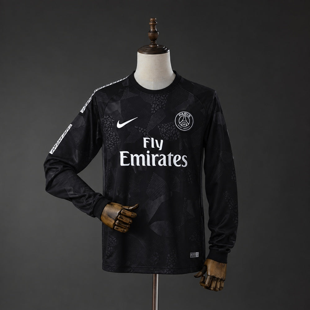 Camiseta Retro PSG 17/18 Manga Larga