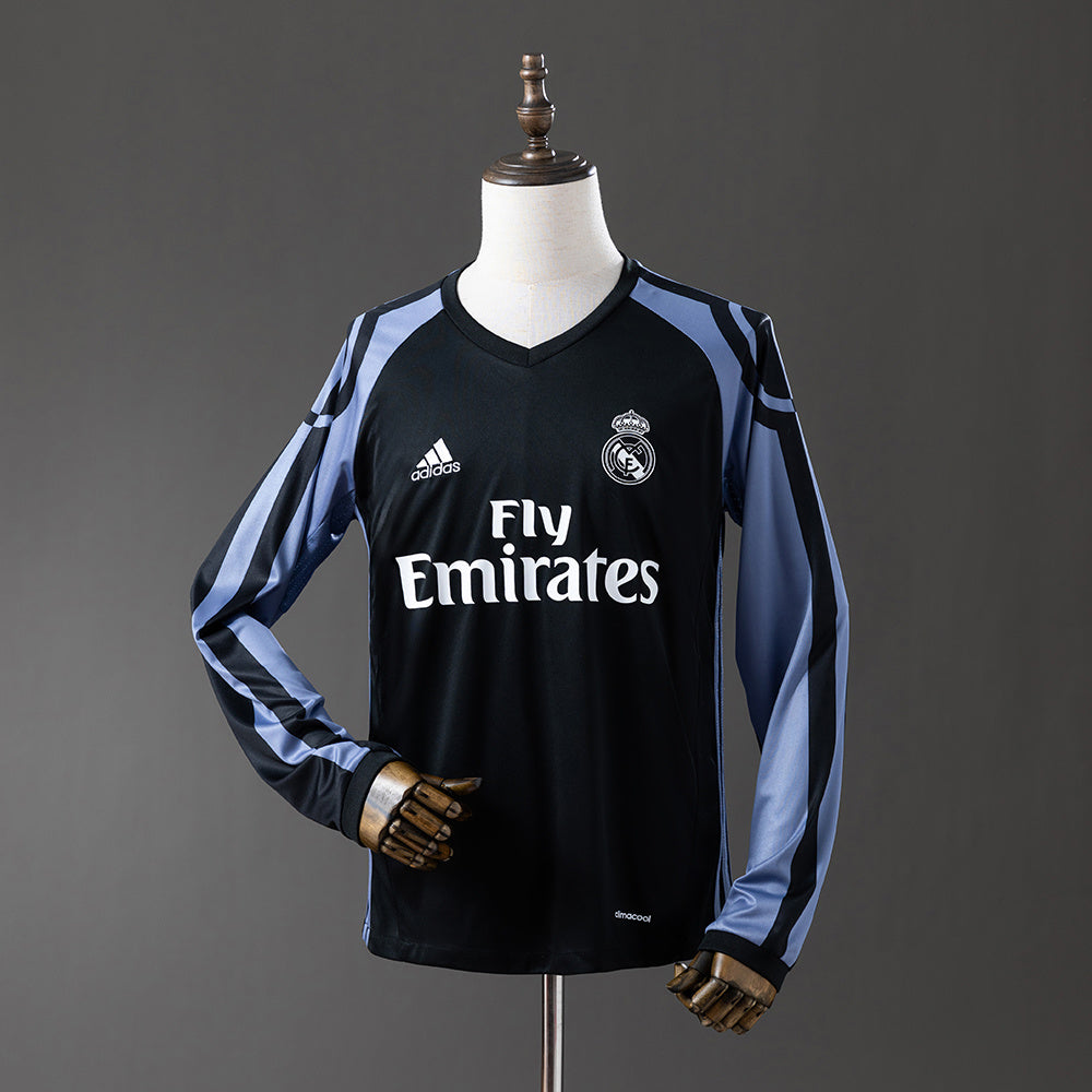 Camiseta Retro Real Madrid Negra 2016/17
