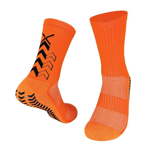 Calcetines antideslizantes naranjas · Talla única