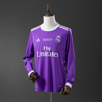 Camiseta Retro Real Madrid Morada 2016/17