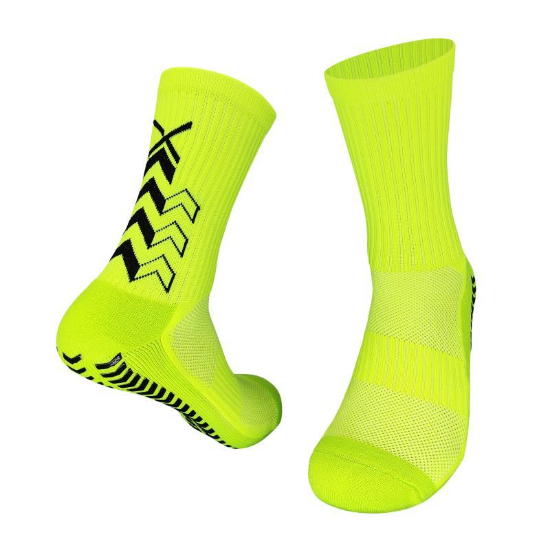 Calcetines antideslizantes verde flúor · Talla única