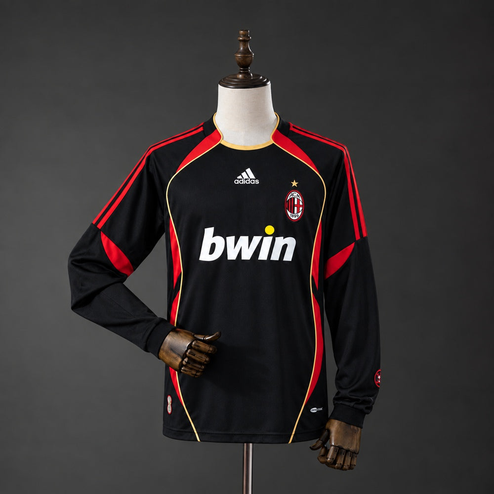 Camiseta Retro AC Milán 2006 Manga Larga