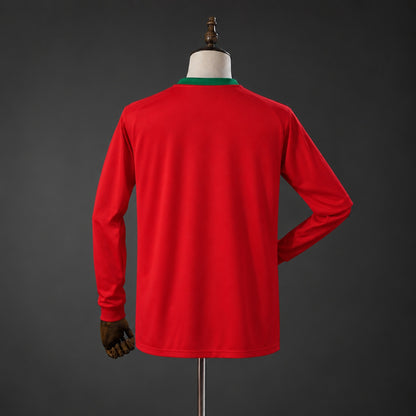 Camiseta Retro Portugal 2012 Manga Larga