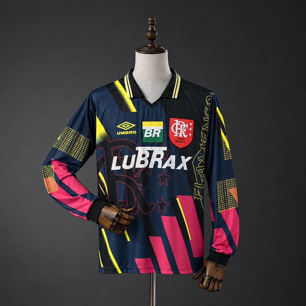 Camiseta Retro Flamengo 1998 Manga Larga