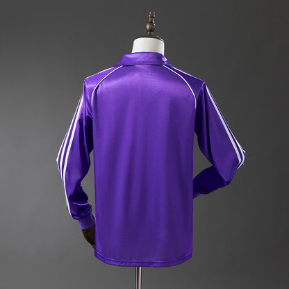 Camiseta Retro Real Madrid Morada 1984/85