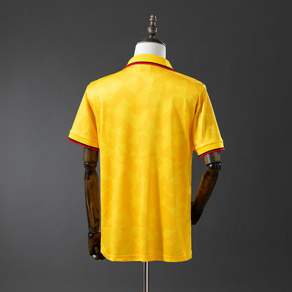 Camiseta retro AC Milán 1995/96 amarilla