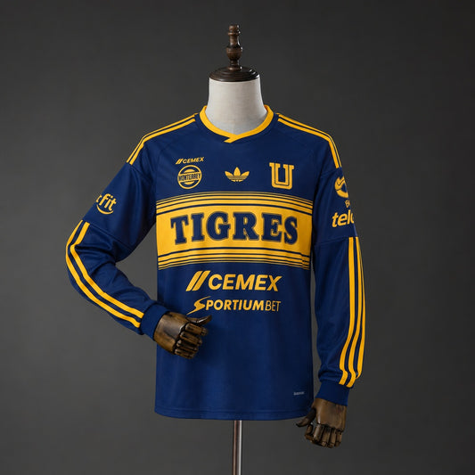 Camiseta Tigres 1ª Equipación Manga Larga 26/27