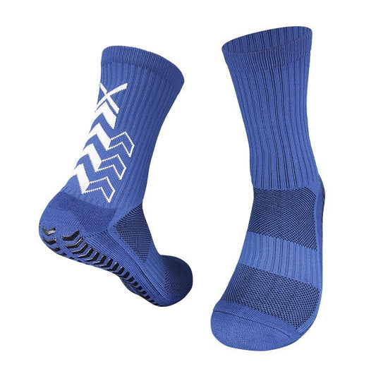 Calcetines antideslizantes azul acero · Talla única