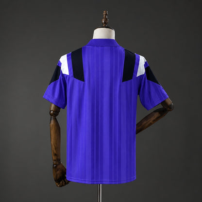 Camiseta retro Real Madrid morada