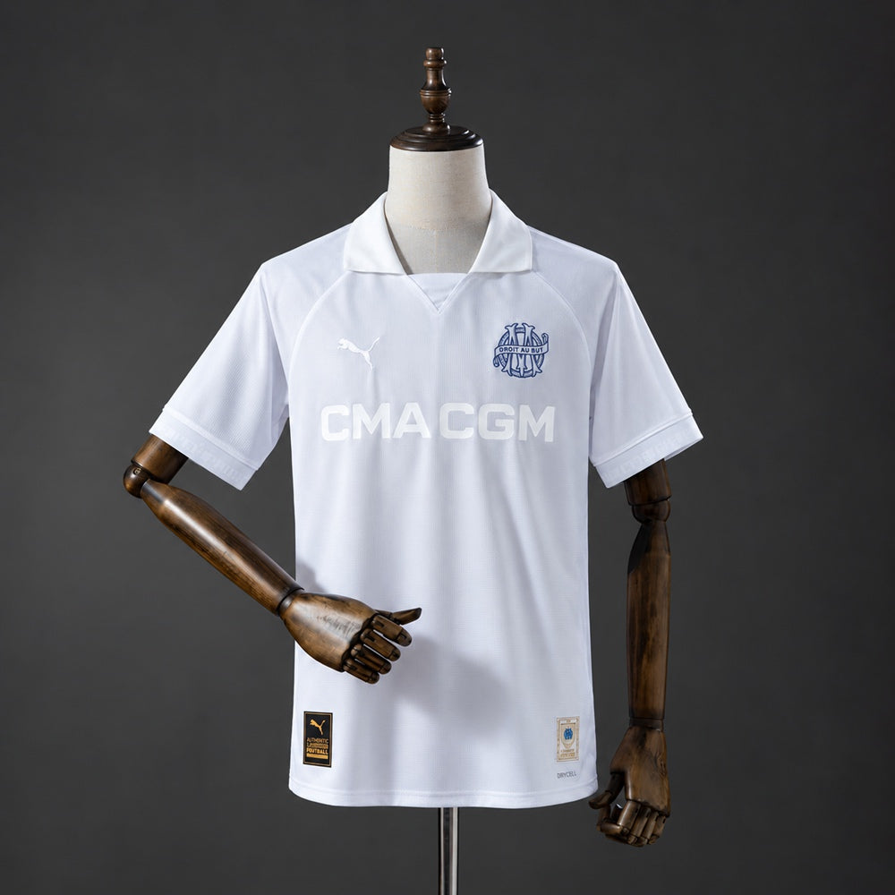 Camiseta Retro Olympique de Marsella 125th Anniversary