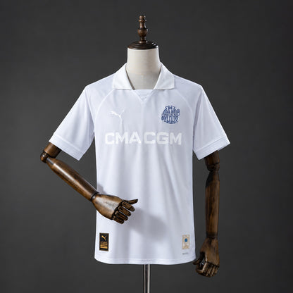Camiseta Retro Olympique de Marsella 125th Anniversary